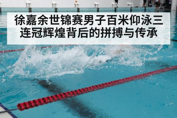 徐嘉余世锦赛男子百米仰泳三连冠辉煌背后的拼搏与传承